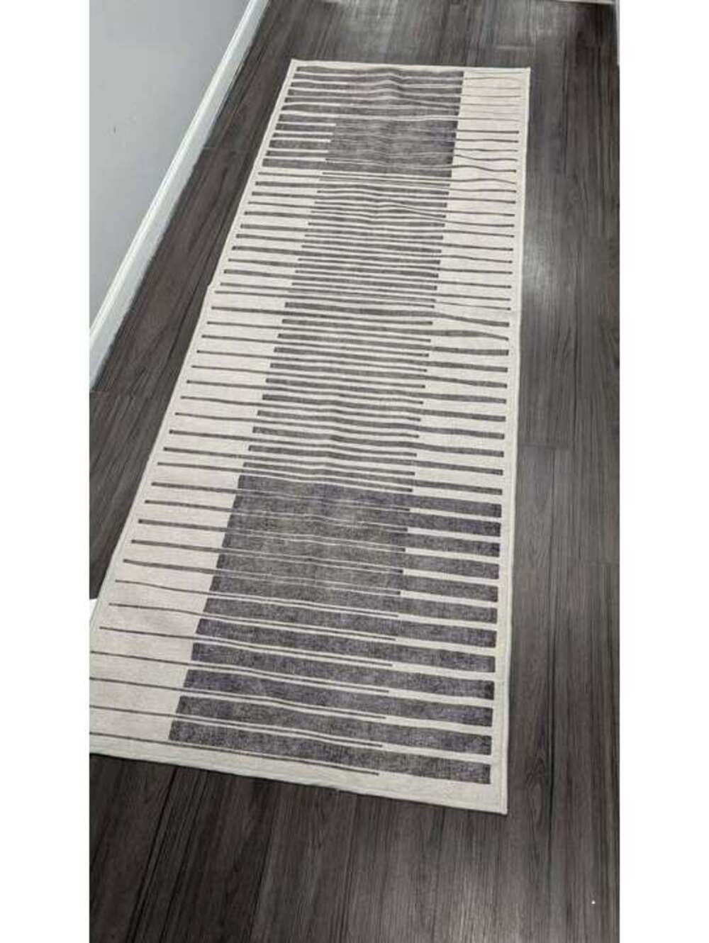 NEW Ruggable Geometric Line Runner Rug